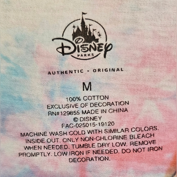 Disney Adult Shirt - Make It Pink, Make It Blue Size M NWT - Picture 8 of 8